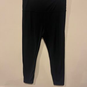 Athleta Black Crop Legging size L